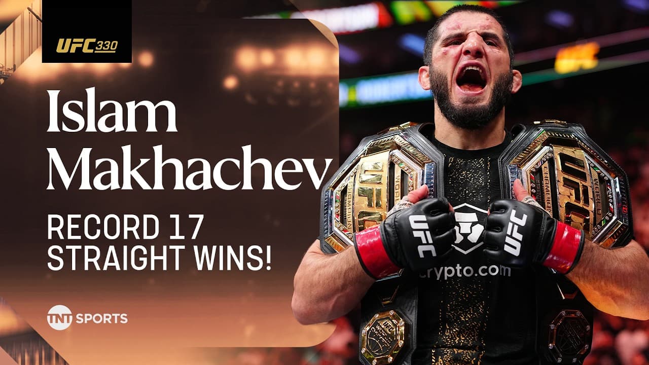 Islam Makhachev Shatters Anderson Silva's Record With 17 Consecutive UFC Wins