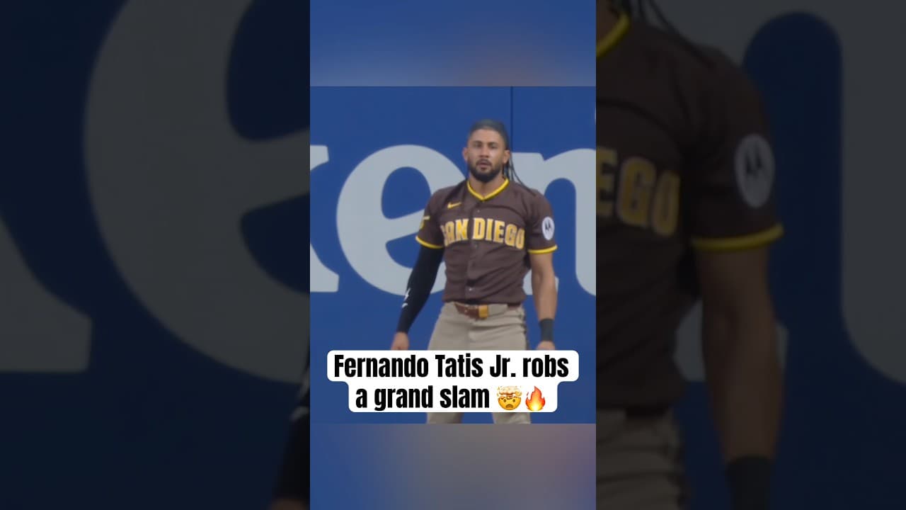 Fernando Tatis Jr. Robs a Grand Slam and Stares Down the Camera in a Jaw-Dropping Moment